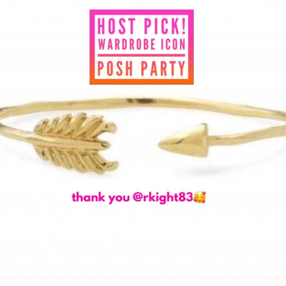 Stella & Dot | Dainty GOLD Bracelet⚜️💘Gilded Arrow Open Cuff Bracelet